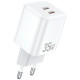 Charger GaN 35W 2xUSB-C PD65 white