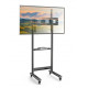 Mobile stand 50-90 inches 70kg with AV shelf