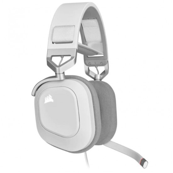 HS80 RGB USB Wired Headset White