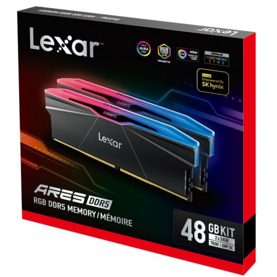 PC memory DDR5 ARES RGB 48GB(2*24GB)/7600 black