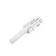 Selfie stick Monopod wired white