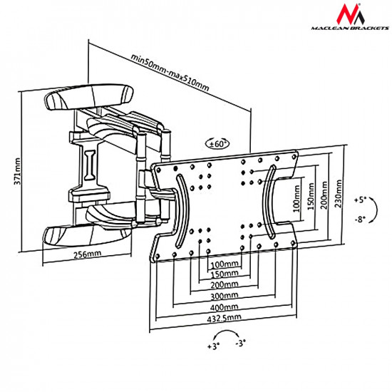 Rotary Holder For TV OLED MC-804