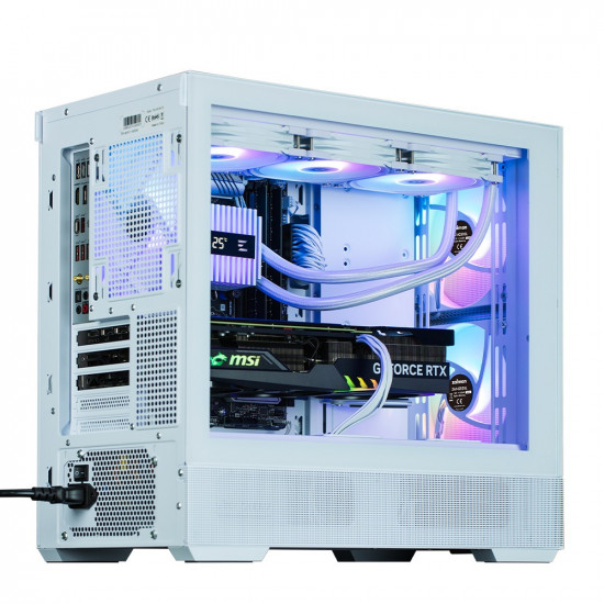 P30Air mATX Mini Tower ARGB Fansx3 White