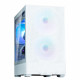 P30Air mATX Mini Tower ARGB Fansx3 White