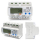 Three phase meter for DIN rail 400V LCD WiFi