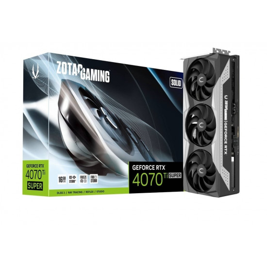 Graphics card GeFroce RTX 4070 Ti SUPER SOLID 16GB GDDR6X 256bit