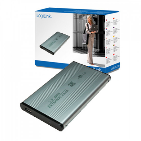 Logilink Enclosure 2.5 inch S-ATA HDD USB 2.0 Alu 2.5