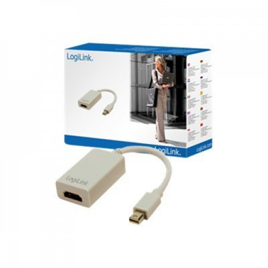 Logilink Adapter Mini DisplayPort to HDMI with Audio: HDMI A, Mini DisplayPort