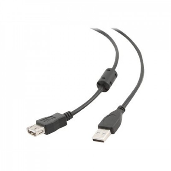 USB AM-AF 2.0 Extension Cable with Ferrite 4,5m