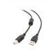 USB 2.0 A-plug B-plug 3 m (10 ft) cable with ferrite core Gembird