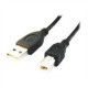 Cablexpert CCP-USB2-AMBM-6 1.8 m, Black, USB 2.0 A-plug B-plug cable