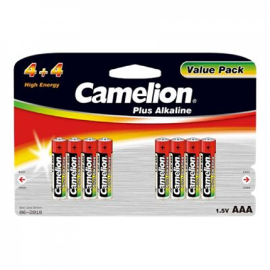 Camelion AAA/LR03, Plus Alkaline, 8 pc(s)