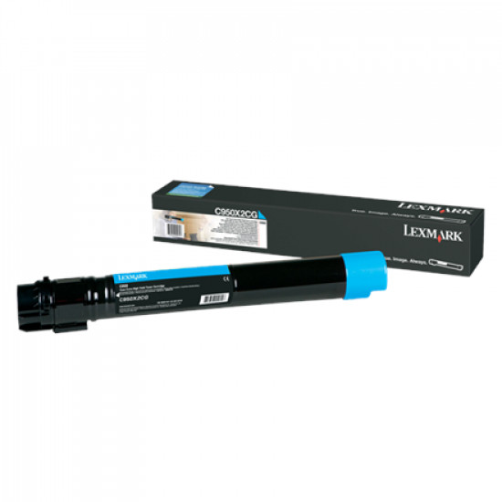 Lexmark C950X2CG Cartridge, Cyan, 22000 pages