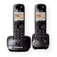 Panasonic Cordless KX-TG2512FXT Black, Caller ID, Wireless connection, Phonebook capacity 50 entries, Conference call, Built-in display, Speakerphone