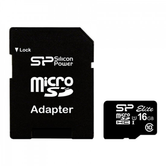 microSDHC 16GB CLASS 10 UHS-1 Elite with adapter