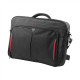 Targus Clamshell Laptop Bag CN418EU Black/Red, Shoulder strap, Briefcase