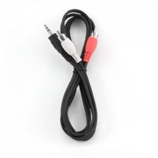 Cablexpert 1.5m, 3.5mm/2xRCA, M/M 1.5 m, Black, Red, White