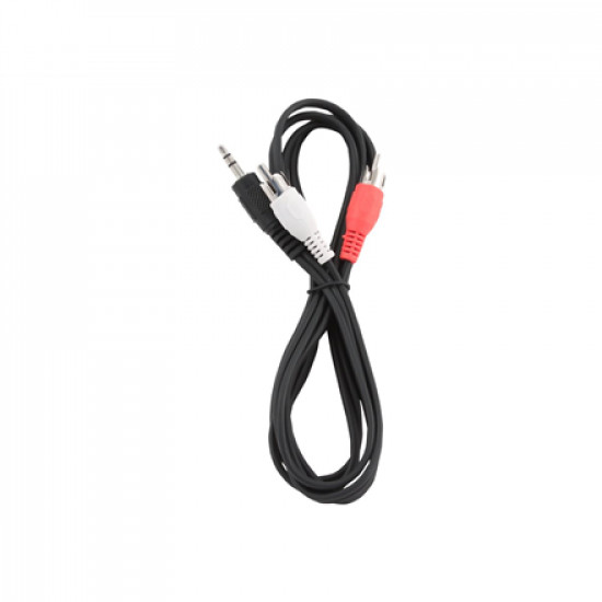 Gembird 1.5m, 3.5mm/2xRCA, M/M audio cable Black, Red, White