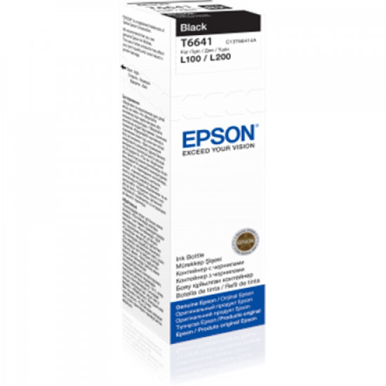 Epson T6641 Ink bottle 70ml Ink Cartridge, Black