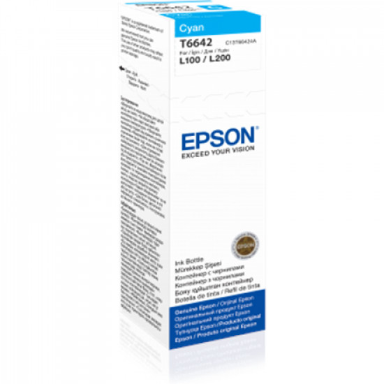 Epson T6642 Ink bottle 70ml Ink Cartridge, Cyan