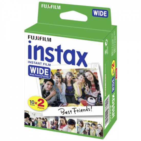 Fujifilm Instax Wide Glossy (10plx2) Film Quantity 20, 108 x 86 mm