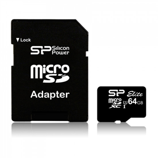 Memory card microSDXC Elite 64GB CLASS 10 40/15 MB/s + adapter