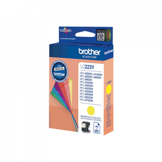 Brother LC-223Y Ink Cartridge, Yellow