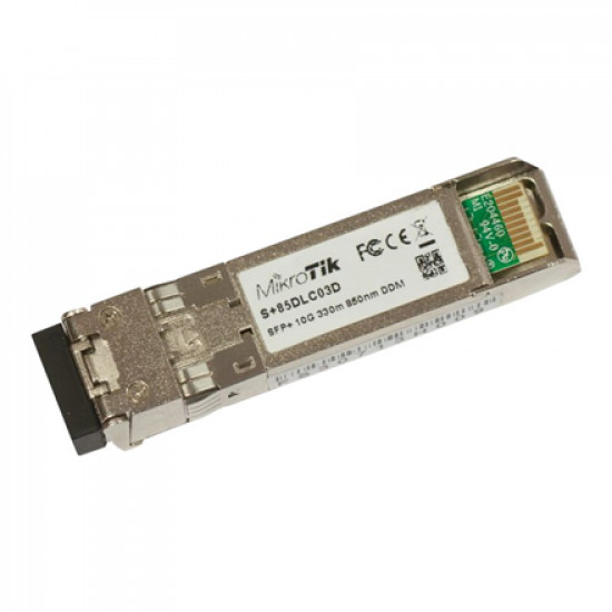 MikroTik 10 SFP+ 1.25G LC MM 300m S+85DLC03D