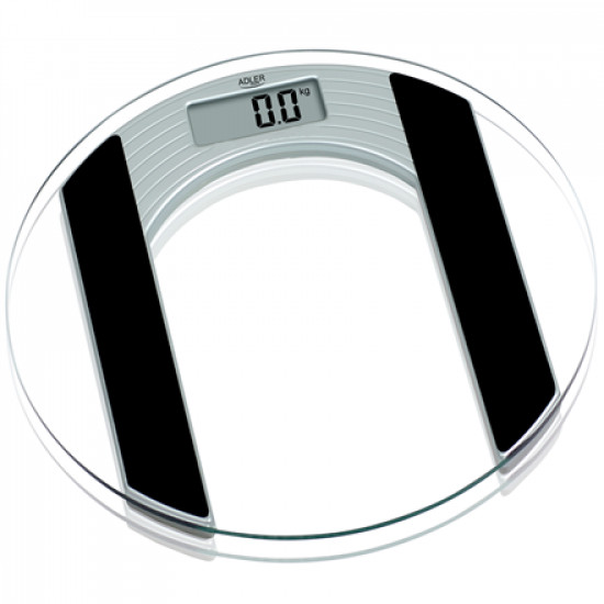 Adler Body fit Scales, Maximum weight (capacity) 150 kg, Accuracy 100 g, Glass