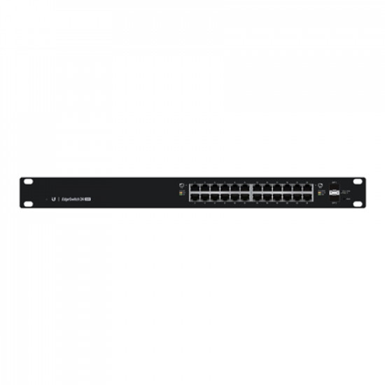 Ubiquiti | Switch | ES-24-250W | Web managed | Rackmountable | Gigabit Ethernet (copper) ports quantity 24 | SFP ports quantity 2 | 12 month(s)