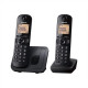 Panasonic | Cordless | KX-TGC212FXB | Built-in display | Caller ID | Black | Phonebook capacity 50 entries | Speakerphone