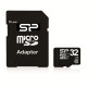 Silicon Power 32 GB, MicroSDHC, Flash memory class 10, SD adapter