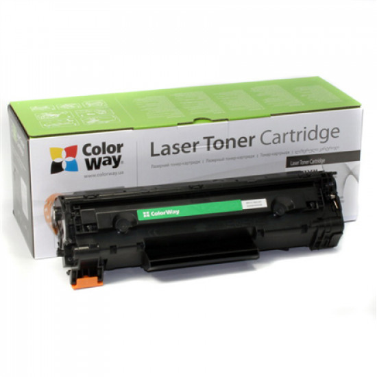 ColorWay Toner Cartridge, Black, Canon: 725, HP CE285A