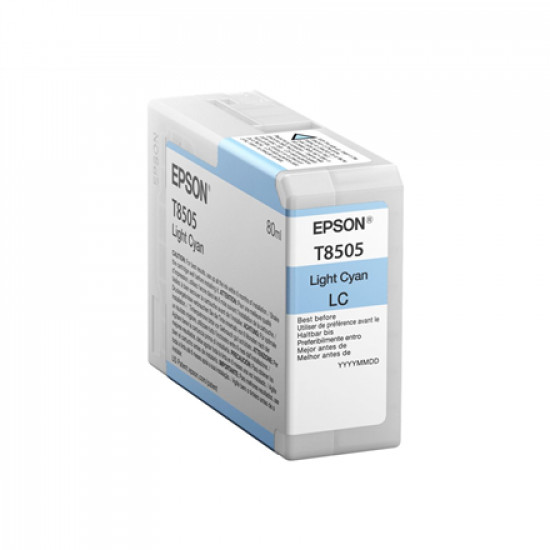 Epson T8505 Ink Cartridge, Light Cyan