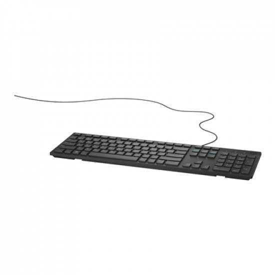 Dell KB216 Standard, Wired, Chiclet style, RU, Black, Numeric keypad, 503 g