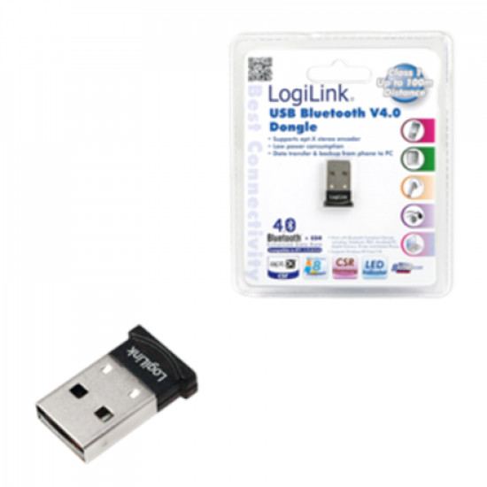 Logilink Logilink BT0037, Bluetooth V 4.0 EDR class 1 USB micro adapter