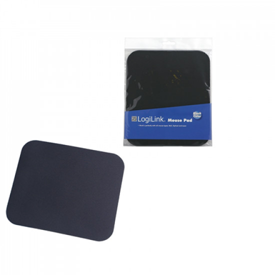 Logilink Mousepad Black, 220 x 250 mm