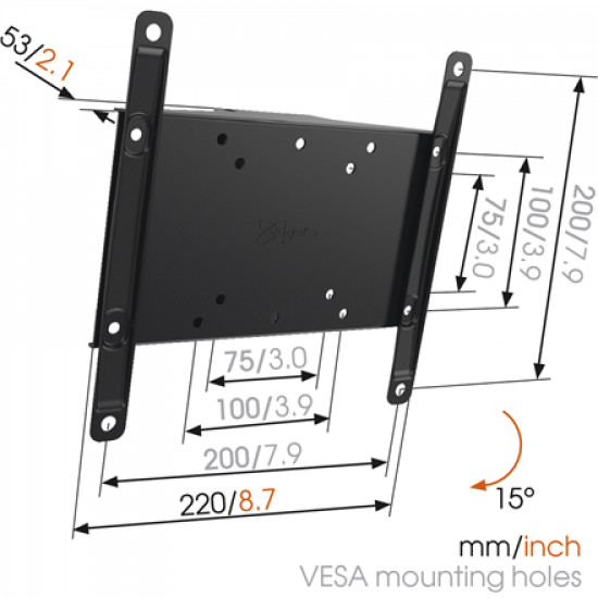 Vogels Wall mount, MA2010-A1 Tilt, Tilt, 26-40 