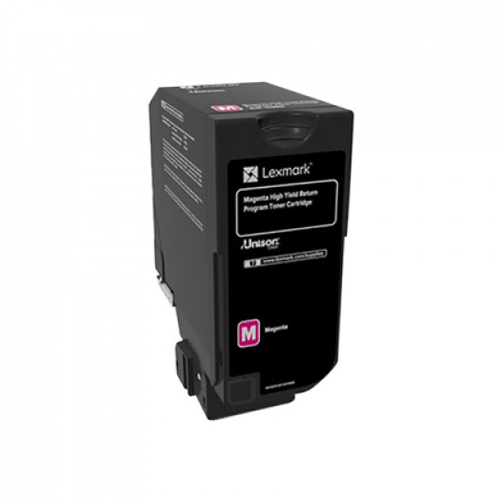 Lexmark 16K Magenta Return Program Toner Cartridge (CX725) Lexmark