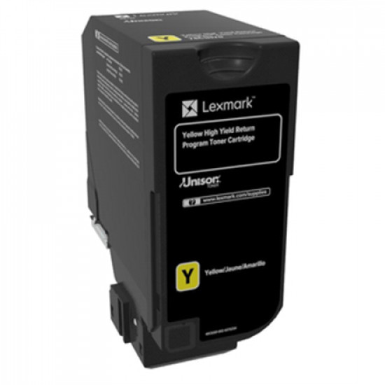 Lexmark Genuine High Capacity Yellow Return Programme 84C2HY0 Toner Cartridge Lexmark