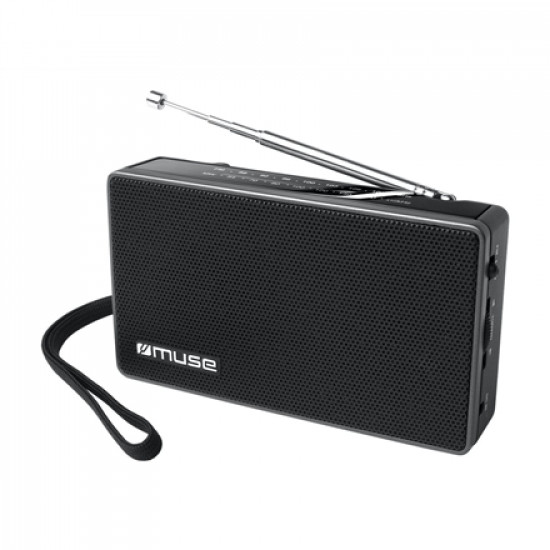 Muse M-030R Black, 2-band portable radio