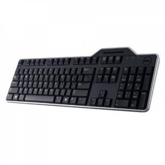 Dell KB-813 Smartcard keyboard, Wired, with smart card reader, RU, Black