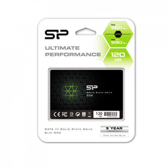 Silicon Power Slim S56 2.5" 120 GB Serial ATA III TLC