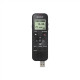 Sony ICD-PX370 MP3 playback, Black, 9540 min, MP3, Monaural, Mono Digital Voice Recorder with Built-in USB,