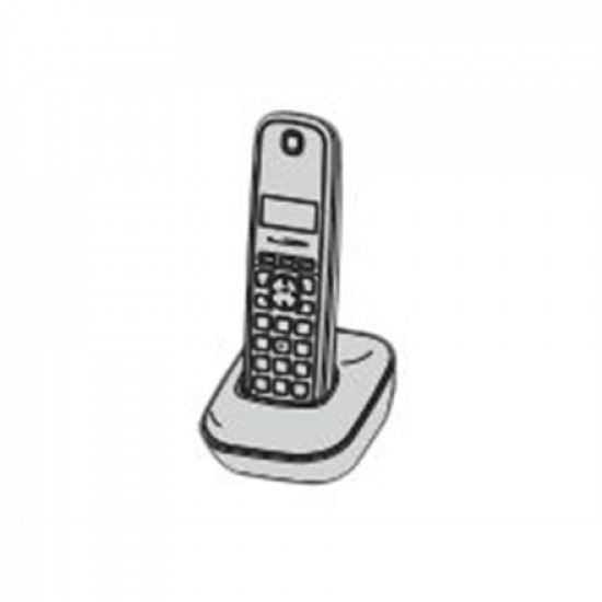 Panasonic | Cordless phone | KX-TG1911FXG | Built-in display | Caller ID | Black/Grey