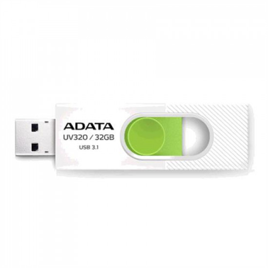 ADATA UV320 32 GB, USB 3.1, White/Green