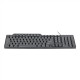 KEYBOARD MULTIMEDIA USB ENG/BLACK KB-UM-104 GEMBIRD