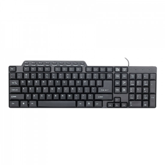 KEYBOARD MULTIMEDIA USB ENG/BLACK KB-UM-104 GEMBIRD