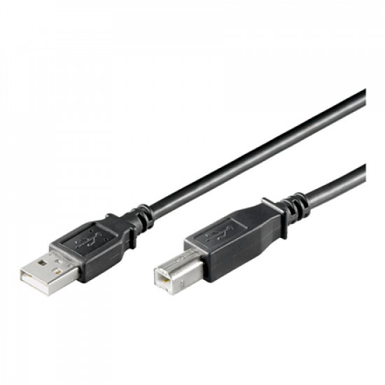 Goobay USB 2.0 Hi-Speed cable USB 2.0 male (type A), USB 2.0 male (type B), 3 m, Black