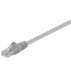 Goobay CAT 5e patch cable, U/UTP RJ45 male (8P8C), RJ45 male (8P8C), 0.25 m, Grey